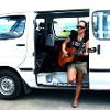 On the road with my Guitar
