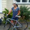 Outside Mum's house in Otaki about to take to the road...